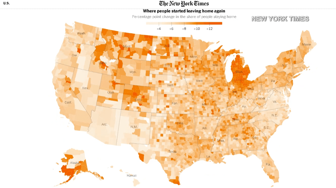 Nowhere was the number of people leaving home as pronounced as Michigan.