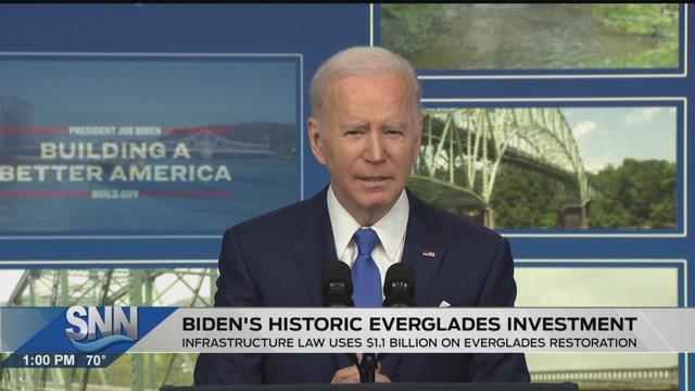 Biden's infrastructure law puts $1.1 billion into Everglades