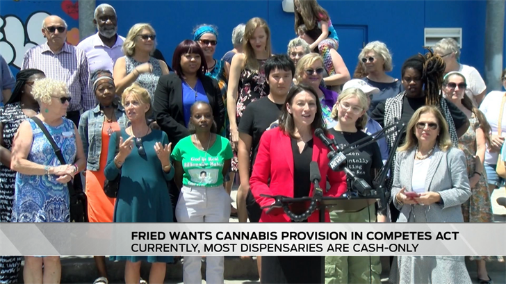 Nikki Fried wants Florida's House delegation to keep a cannabis provision in the America COMPETES Act.